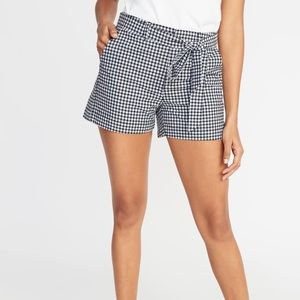 Checkered Old Navy Tie Shorts